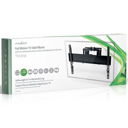 TVWM3551BK - Support mural orientable Télévision 37/80" Nedis