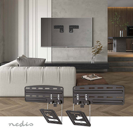 TVWM5065BK - Support mural fixe Télévision 43/85" Nedis