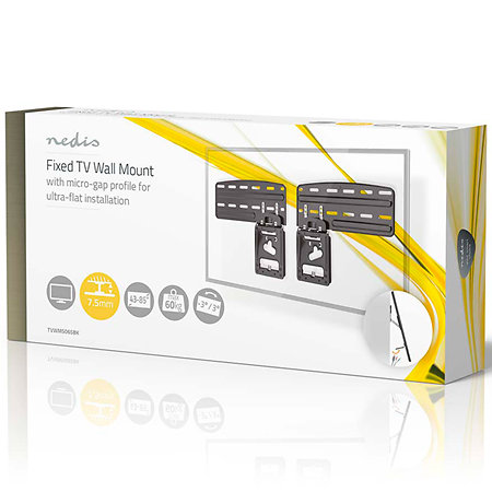 TVWM5065BK - Support mural fixe Télévision 43/85" Nedis