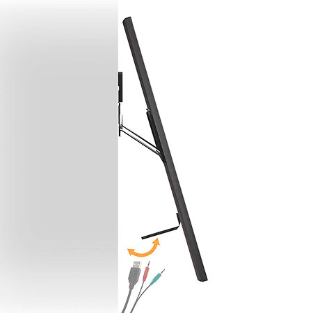 TVWM5090BK - Support mural fixe Télévision 43/100" Nedis
