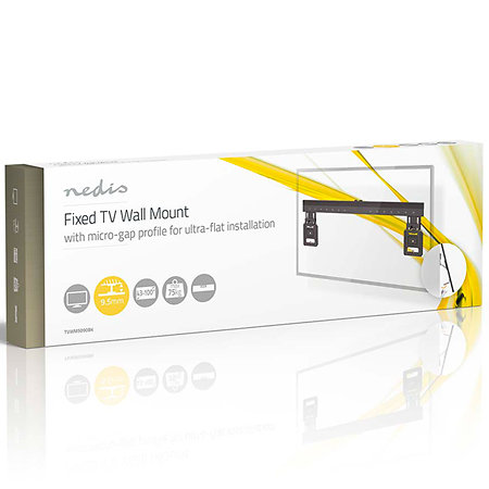 TVWM5090BK - Support mural fixe Télévision 43/100" Nedis