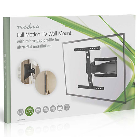 Nedis TVWM5560BK - Support mural orientable Télévision 43/90"