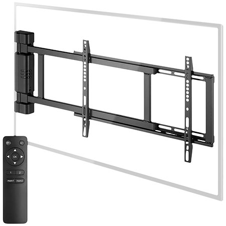TVWM5860BK - Support mural motorisé Télévision 32/75" Nedis