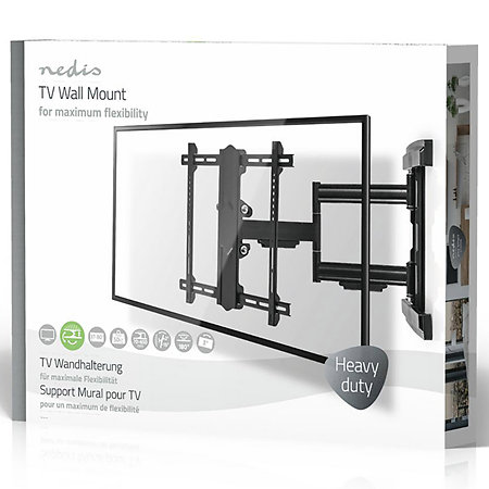 TVWM6550BK - Support mural orientable Télévision 37/80" Nedis