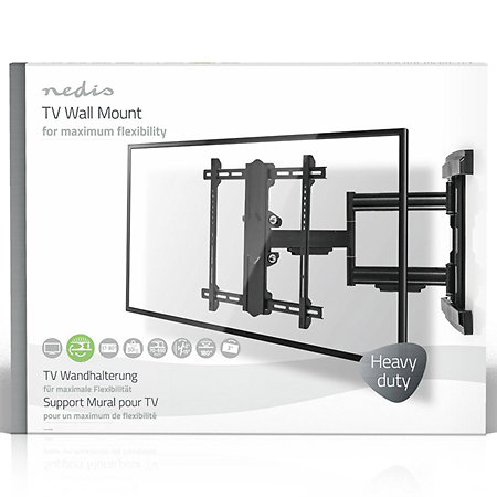 TVWM6550BK - Support mural orientable Télévision 37/80" Nedis