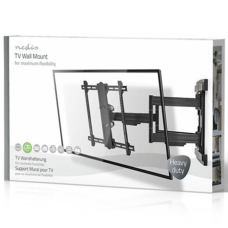 TVWM6551BK - Support mural orientable Télévision 37/80" Nedis
