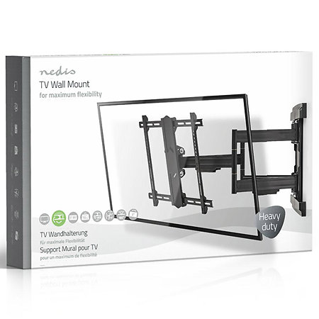 TVWM6551BK - Support mural orientable Télévision 37/80" Nedis