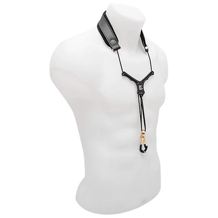 BG S20YBMSH Cordon Cuir Zen Saxo Mousqueton Métal