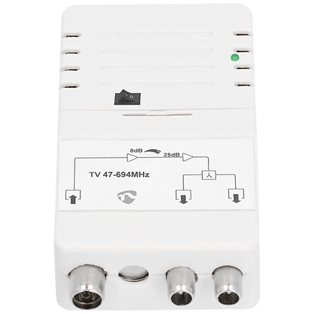 Nedis SAMP42222WT - Amplificateur CATV 1 vers 2