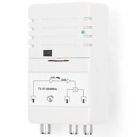 SAMP42222WT - Amplificateur CATV 1 vers 2 Nedis