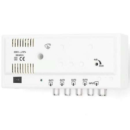 SAMP42244WT - Amplificateur CATV 1 vers 4 Nedis
