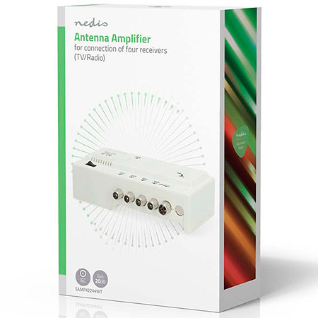 SAMP42244WT - Amplificateur CATV 1 vers 4 Nedis