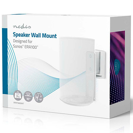 SPMT5800WT - Support mural Haut Parleur White Nedis