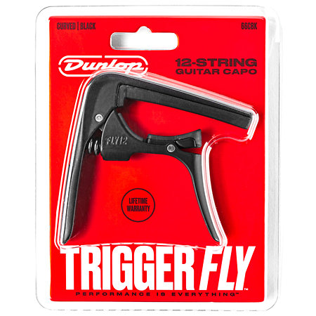 Dunlop 66CBK Trigger Fly Capo pour guitare 12 cordes black