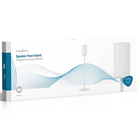 Nedis SPMT5850WT - Support Haut Parleur White