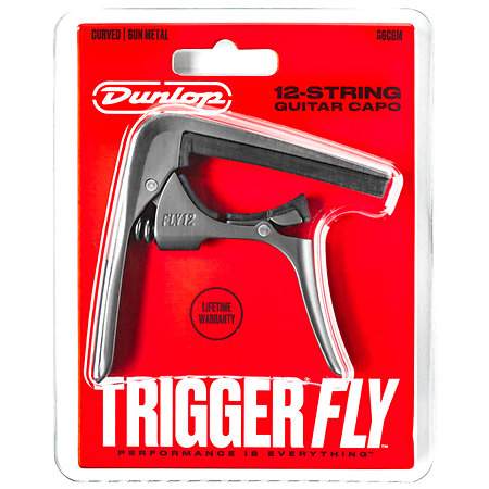 Dunlop 66CGM Trigger Fly Capo pour guitare 12 cordes gun metal