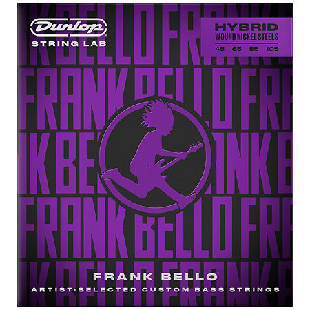 Dunlop FBHYN45105 Frank Bello Hybrid Wound Nickel 45-105