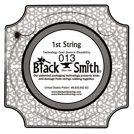 Corde pour guitare électrique 013 Black Smith