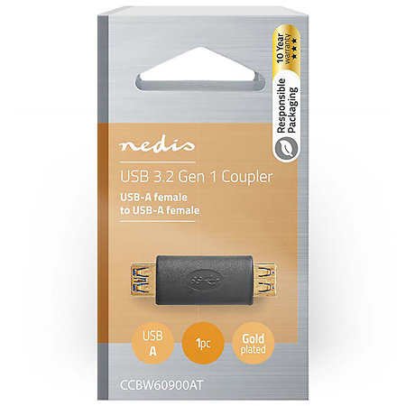 CCBW60900AT - Adaptateur USB A/USB A Nedis