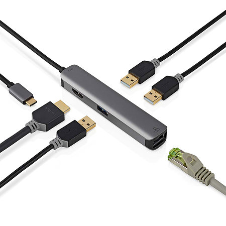 CCBW64210AT02 - Adaptateur Multi-Ports USB Nedis