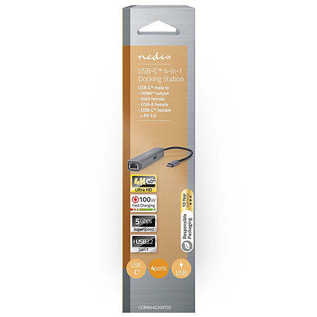 CCBW64220AT02 - Adaptateur Multi-Ports USB Nedis