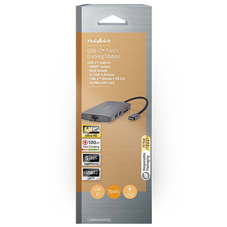 CCBW64240AT02 - Adaptateur Multi-Ports USB Nedis