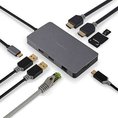 CCBW64250AT02 - Adaptateur Multi-Ports USB Nedis