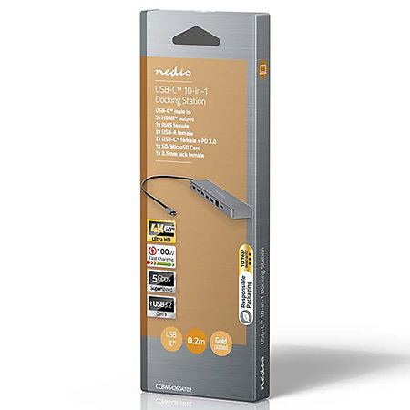 CCBW64260AT02 - Adaptateur Multi-Ports USB Nedis