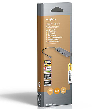 CCBW64260AT02 - Adaptateur Multi-Ports USB Nedis