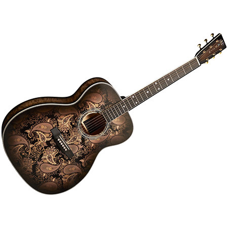 Martin Guitars Custom Shop M Paisley Ember Burst + étui