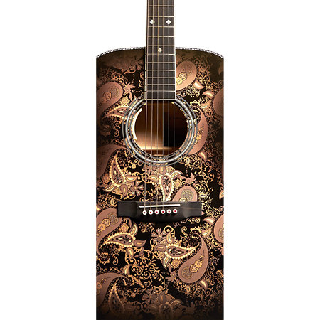 Custom Shop M Paisley Ember Burst + étui Martin Guitars