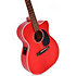 000C-10E Trans Red Satin Ditson