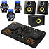 Pack DDJ-FLX4 + Enceintes + Sub + Câbles Pioneer DJ