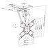 TVCM5850BK - Support plafond pivotant Télévision 23/65" Nedis