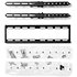 TVWM1131BK - Support mural inclinable Télévision 23/55" Nedis