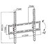 TVWM1131BK - Support mural inclinable Télévision 23/55" Nedis