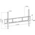 TVWM1151BK - Support mural inclinable Télévision 37/70" Nedis