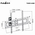 TVWM1450BK - Support mural orientable Télévision 37/70" Nedis