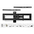 TVWM1550BK - Support mural orientable Télévision 37/70" Nedis