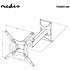 TVWM31BK - Support mural orientable Télévision 10/32" Nedis