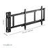 TVWM5860BK - Support mural motorisé Télévision 32/75" Nedis