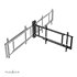 TVWM5860BK - Support mural motorisé Télévision 32/75" Nedis