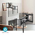 TVWM5880BK - Support mural motorisé Télévision 37/75" Nedis