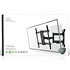 TVWM6570BK - Support mural orientable Télévision 50/100" Nedis