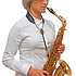 S20JMSH Cordon Cuir Look Saxo Mousqueton Métal BG