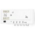 SAMP42244WT - Amplificateur CATV 1 vers 4 Nedis