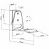 SPMT5900WT - Support mural Haut Parleur White Nedis