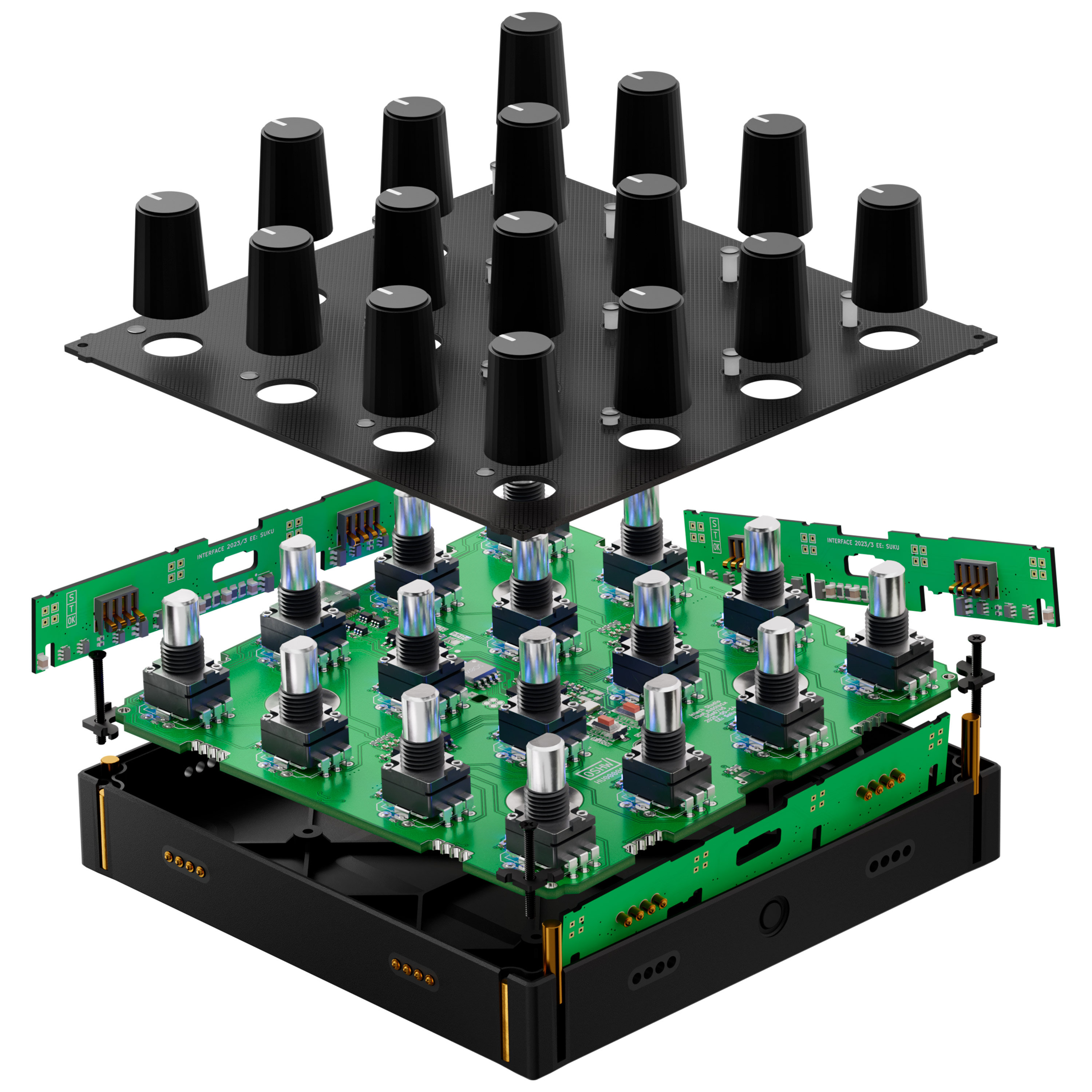 Intech Studio Grid Series 3 PO16 Linear - Surface de contrôle SonoVente.com