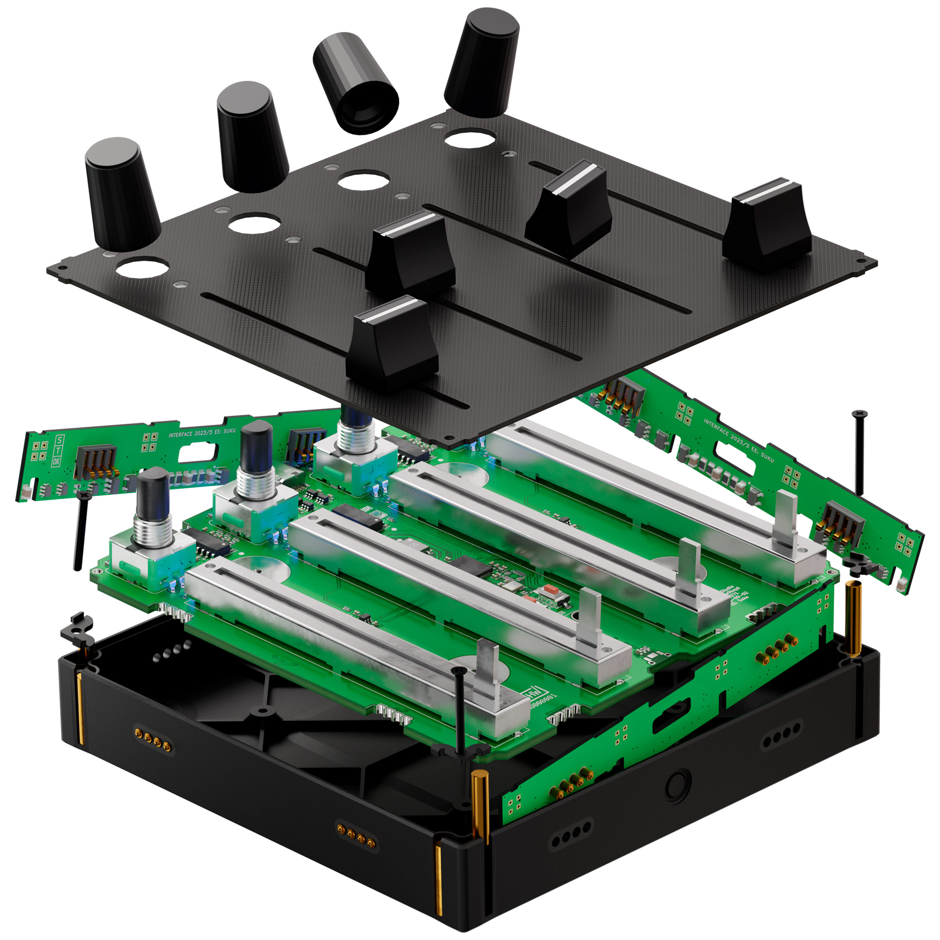 Intech Studio Grid Series 3 EF44 Detent - Surface de contrôle SonoVente.com