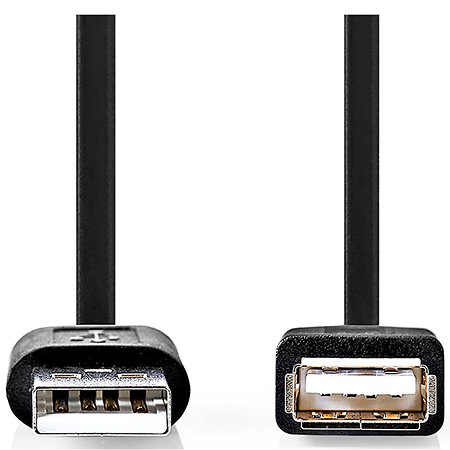 Nedis CCGB60010BK02 - Adaptateur USB-A Mâle/Femelle